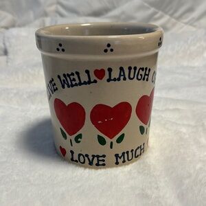 Vintage Robinson Ransbottom Pottery Crock Roseville Ohio USA Stoneware Ceramic